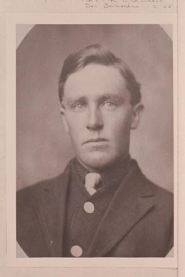 Alfred Goodman.  Born 1888.  Third son of Frank V. Goodman by his third wife.  "Alfred looked more like Frank Goodman than anyone."  (Mr. and Mrs. E. G. Evans, San Bernardino, 1959, Feb. 25)