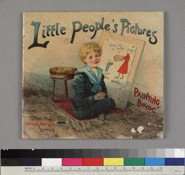 Little People's Pictures Painting Book: Father Tuck's Little Artist Series