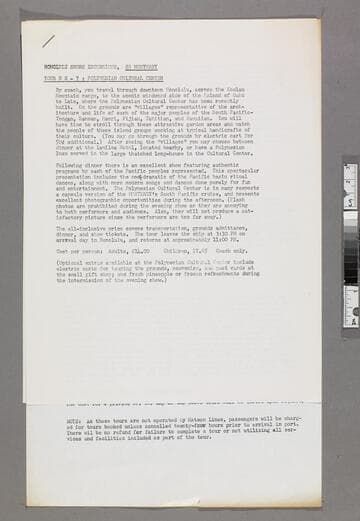 Honolulu shore excursions