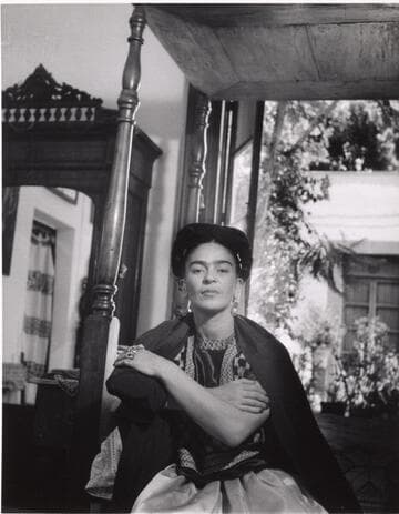 Portrait of Frida Kahlo (arms crossed)
